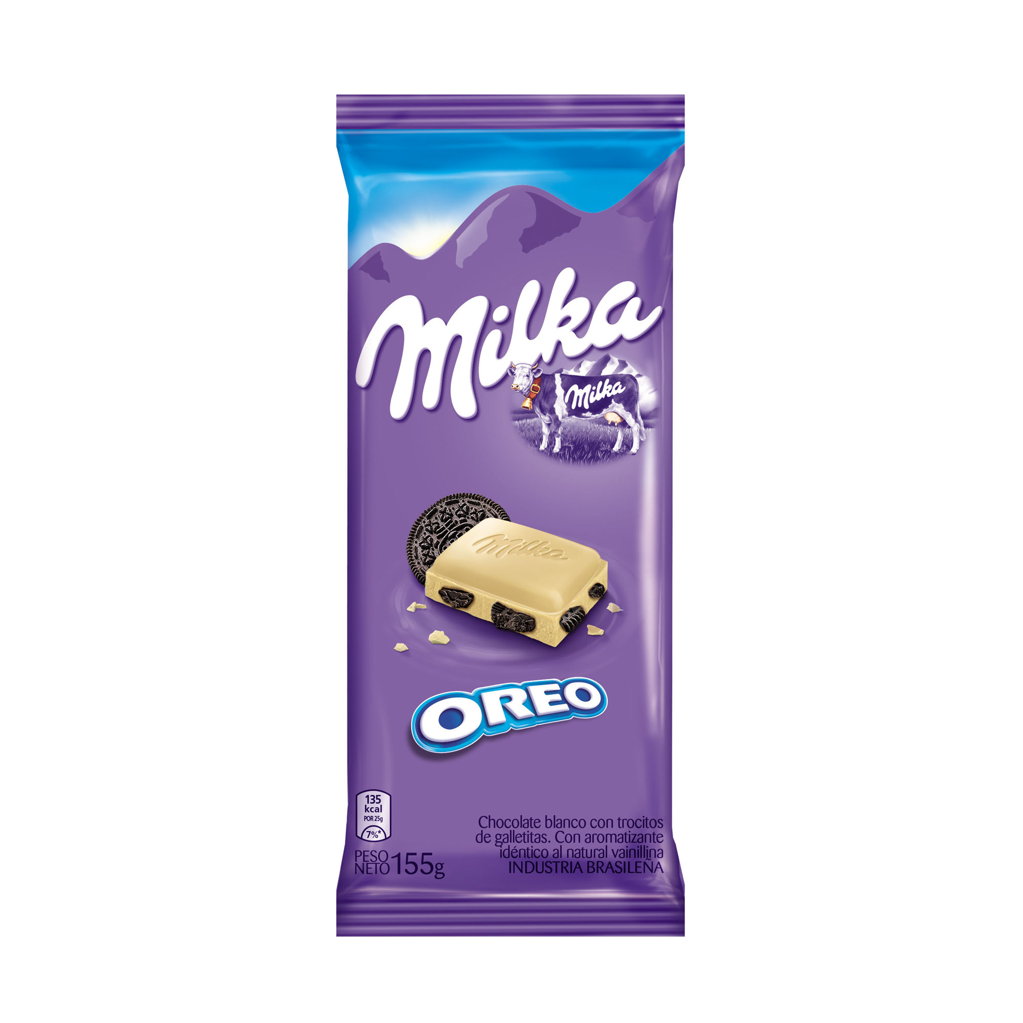 Milka Oreo Chocolate Blanco con Trocitos de Galletitas White