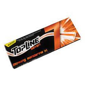 CHICLES TOP LINE SEVEN MANDARINA X 16U 