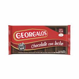 CHOCOLATE GEORGALOS LECHE 25G X 24 U 