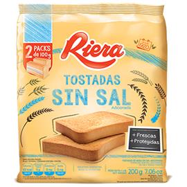 TOSTADAS RIERA CLASICA SIN SAL 200G