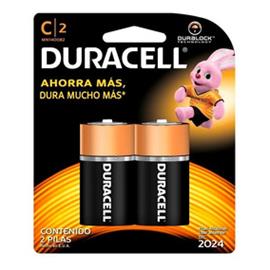 PILAS DURACELL C MEDIANA X 2U