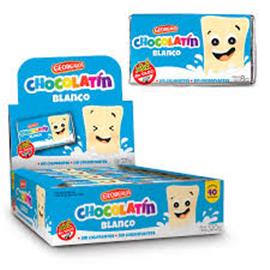 CHOCOLATE GEORGALOS BLANCO 8G X 40 U 