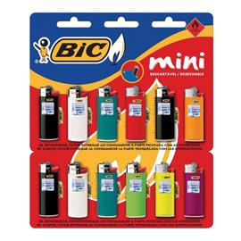 ENCENDEDOR BIC MINI x 12u