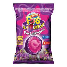 CHUPETIN MR POP´S EVOLUTION PINTALENGUA x 24u