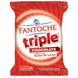 ALFAJOR FANTOCHE TRIPLE Negro X 12