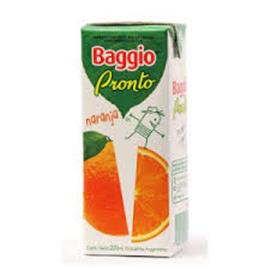 JUGO BAGGIO NARANJA 200CC X 18U