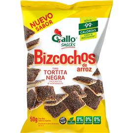 GALLO BIZCOCHOZ DE ARROZ NEGRITO 50G