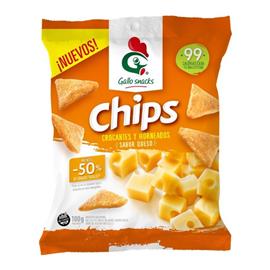 GALLO CHIPS QUESO 100G x 1u