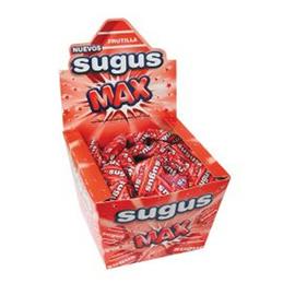 CARAMELOS SUGUS MAX FRUTILLA x 70u