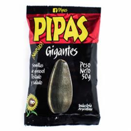 PIPAS SEMILLAS GIRASOL G 50G X 1U