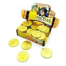 MONEDAS PIRATA CHOCOLATE X60U