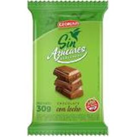 CHOCOLATE GEORGALOS SIN AZUCAR  30G x 12U